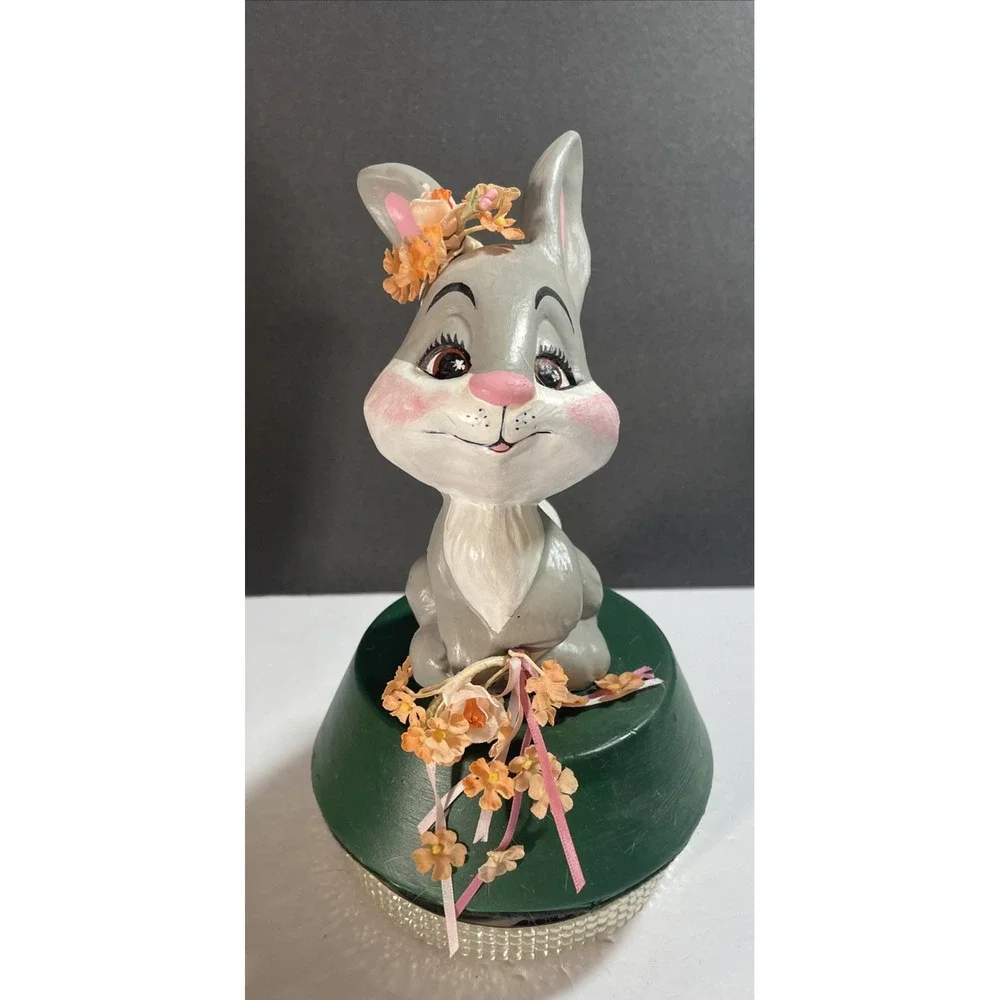 Bunny Rabbit Music Box Based‎ Off Of 1988 Disney Thumper Not Marked
